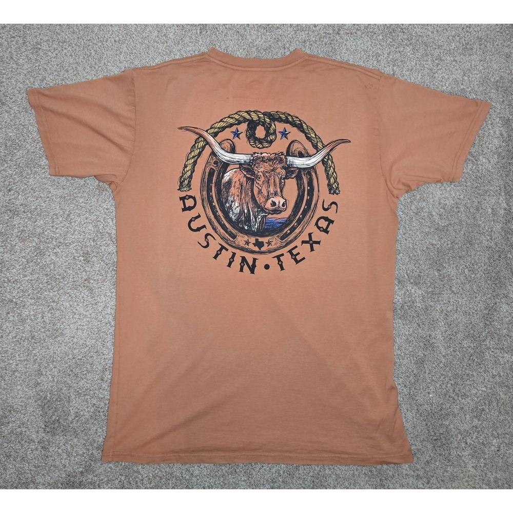 Duck Company Men's Austin Texas Grafic Tee Large